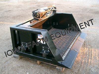 sieve bucket skid steer|skid steer vibrating screening bucket.